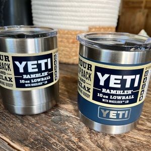 Yeti Rambler Low Ball with Magslider lid (pair)